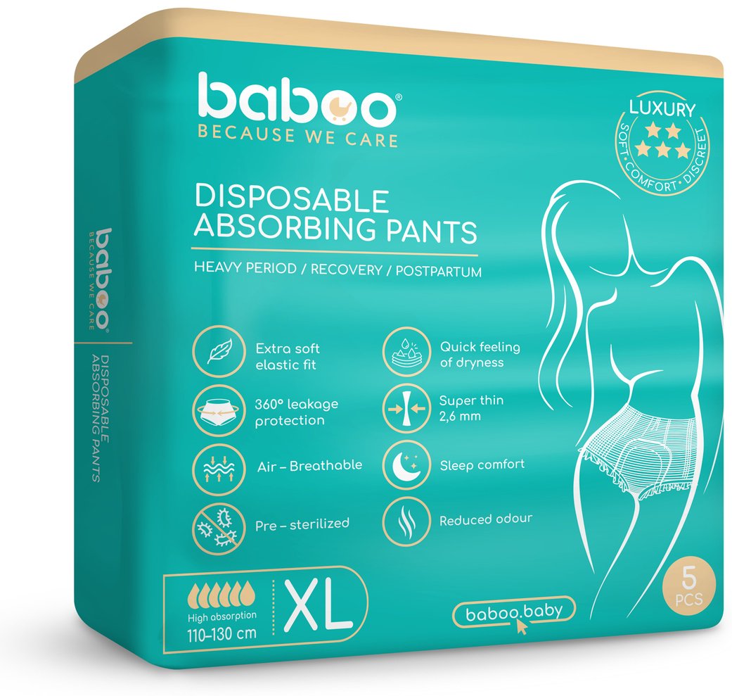 Baboo подгузники трусы XL 5 шт купить,0