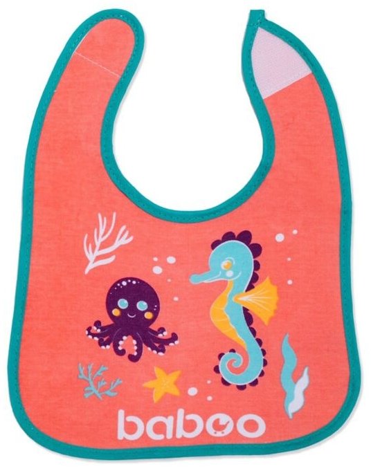Нагрудник Baboo Sealife, мин. возраст 12 месяцев, 3 шт купить,0