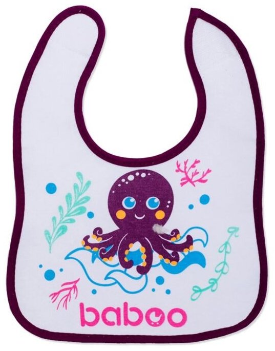 Нагрудник Baboo Sealife, мин. возраст 12 месяцев, 3 шт купить,0
