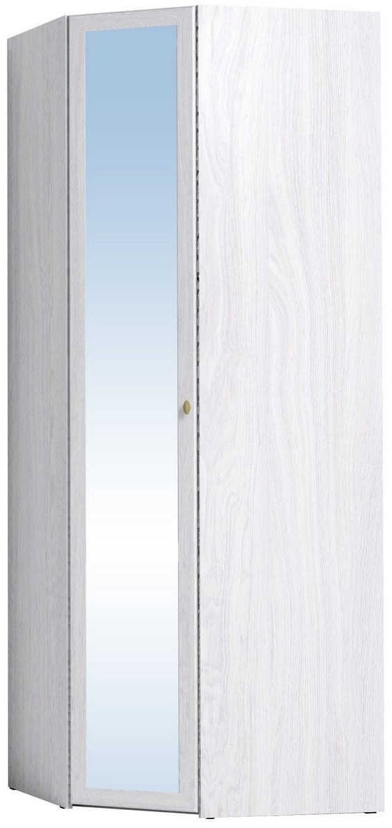 Шкаф угловой Глазов Sherlock, 86x210.7х86 см, белый, серый купить,NaN