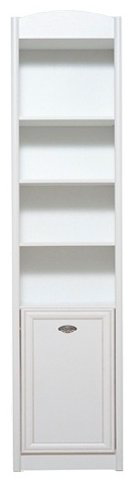 Стеллаж напольный Гербор, 46.5x38.5x220 см, белый купить,NaN