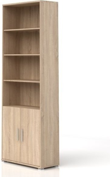Стеллаж напольный Гербор, 79x35x221 см, коричневый купить,0