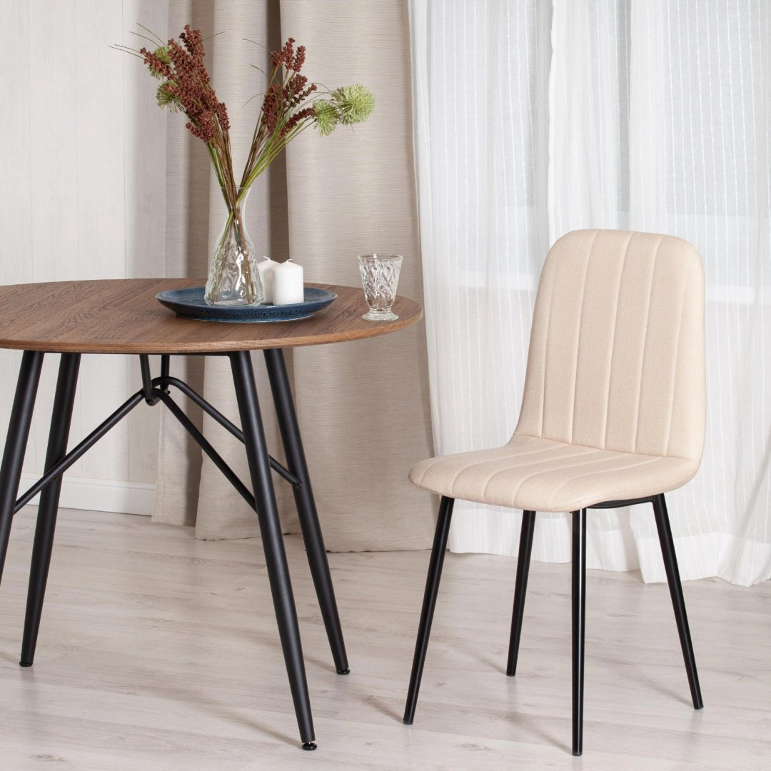 Стул Tetchair ARC, 88x46x52 см, черный, бежевый купить,NaN