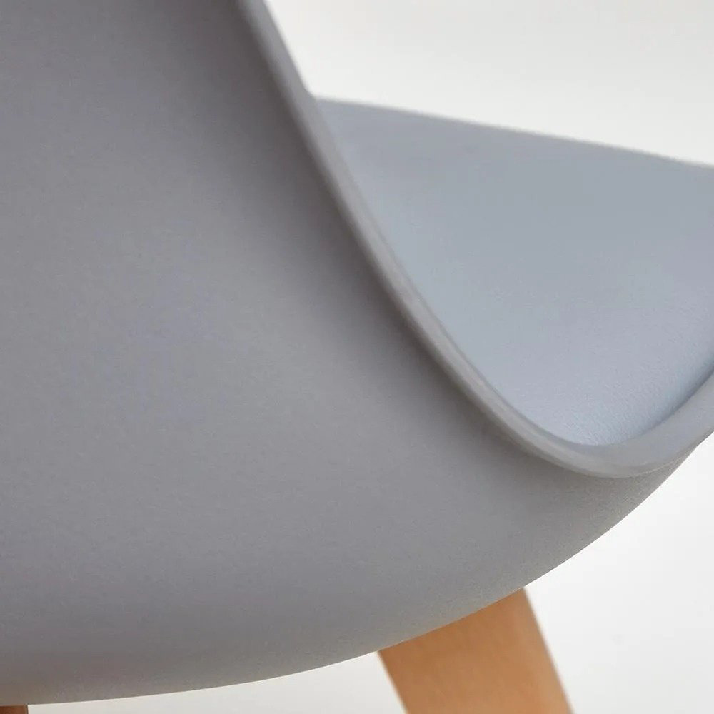 Комплект стульев Tetchair TULIP, 83x48x52 см, серый купить,NaN
