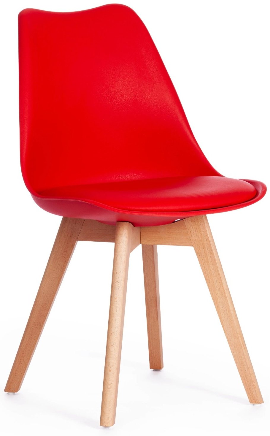 Комплект стульев Tetchair Tulip, 83x49x53 см, красный купить,NaN