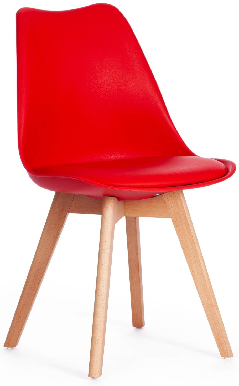 Комплект стульев Tetchair Tulip, 83x49x53 см, красный купить,NaN