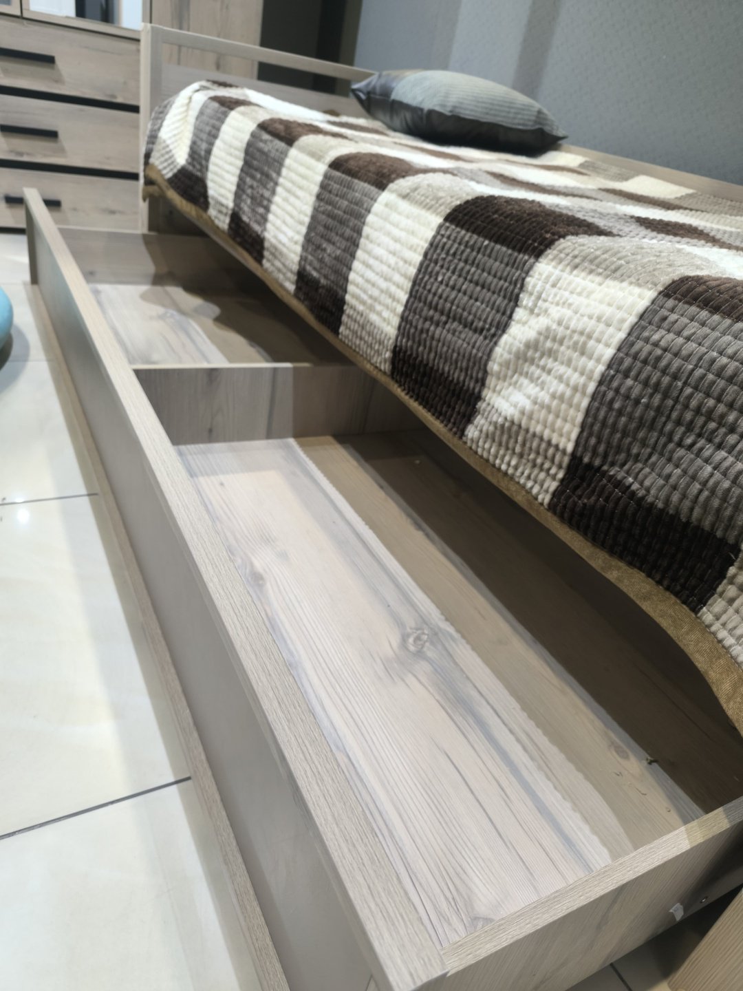 Кровать подростковая Глазов Nature, 90x190 см, коричневый - ForteMarket Кровать подростковая Глазов Nature, 90x190 см, коричневый купить,0