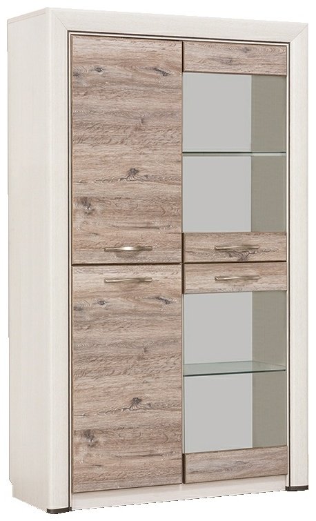Распашной шкаф ANREX Оливия 2V2D, 96x160.6х36 см, коричневый купить,NaN