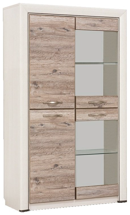 Распашной шкаф ANREX Оливия 2V2D, 96x160.6х36 см, коричневый купить,NaN
