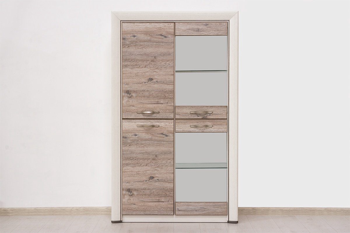 Распашной шкаф ANREX Оливия 2V2D, 96x160.6х36 см, коричневый купить,NaN