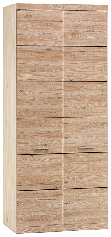 Распашной шкаф ANREX Оскар 2DG, 90x217х58 см, коричневый купить,NaN