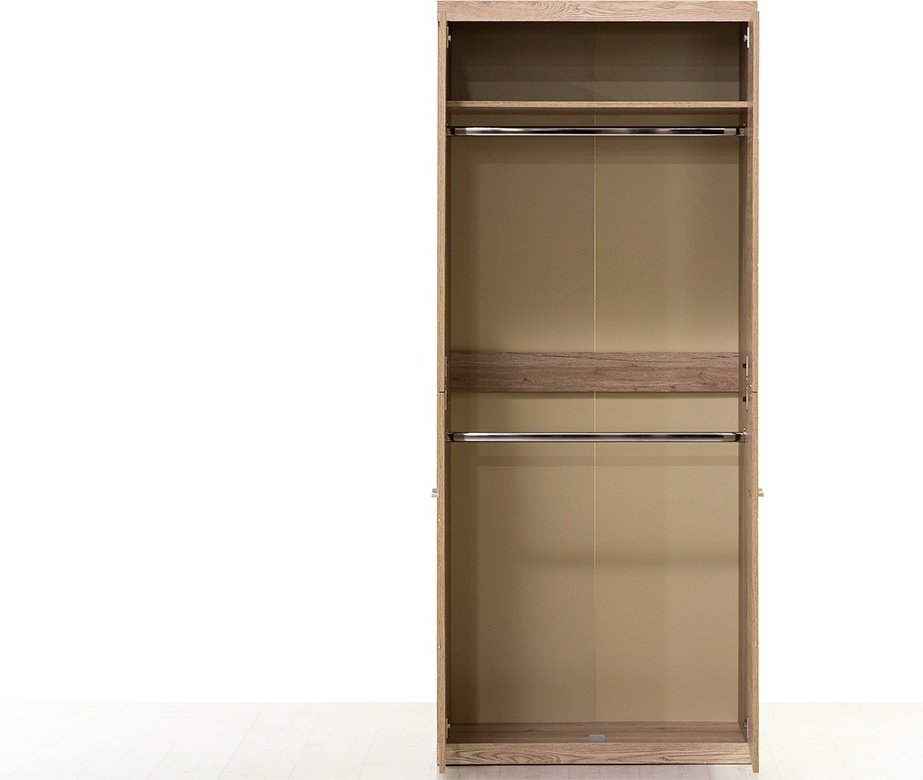 Распашной шкаф ANREX Оскар 2DG, 90x217х58 см, коричневый купить,NaN