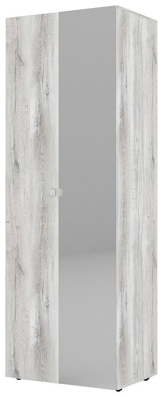 Распашной шкаф Глазов NEO, 80x230х58 см, белый, серый купить,NaN