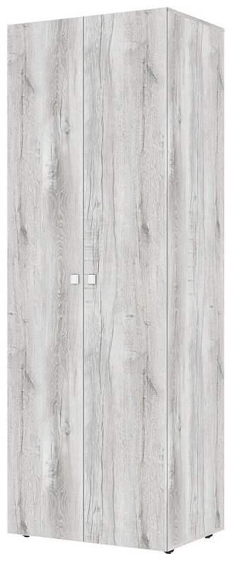 Распашной шкаф Глазов NEO 54, 80x230х58 см, серый купить,NaN