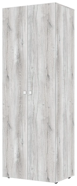 Распашной шкаф Глазов NEO 54, 80x230х58 см, серый купить,NaN
