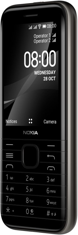 Мобильный телефон Nokia 8000 4G DS TA-1303 Black
