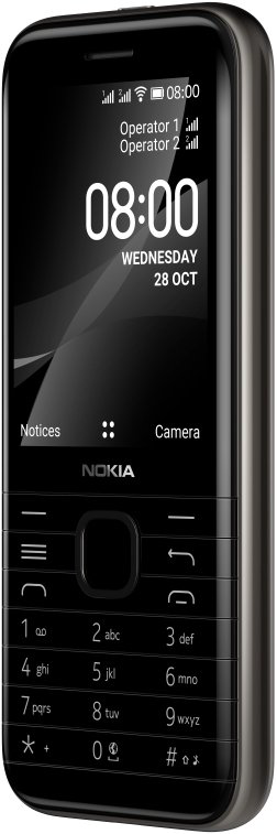 Мобильный телефон Nokia 8000 4G DS TA-1303 Black купить,NaN