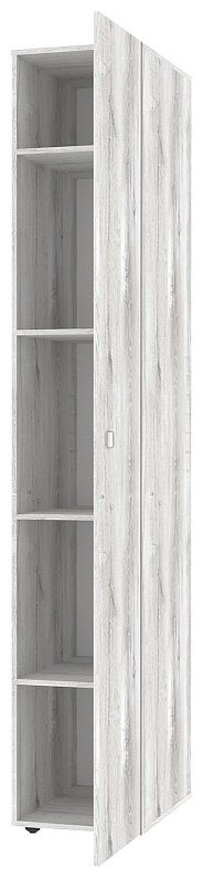 Распашной шкаф Глазов NEO, 40x230х58 см, белый, серый купить,NaN
