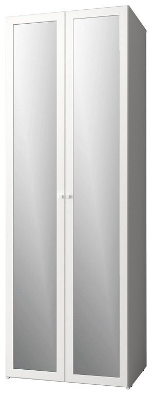 Распашной шкаф Глазов Харрис 051613028, 80x230х56 см, белый купить,NaN
