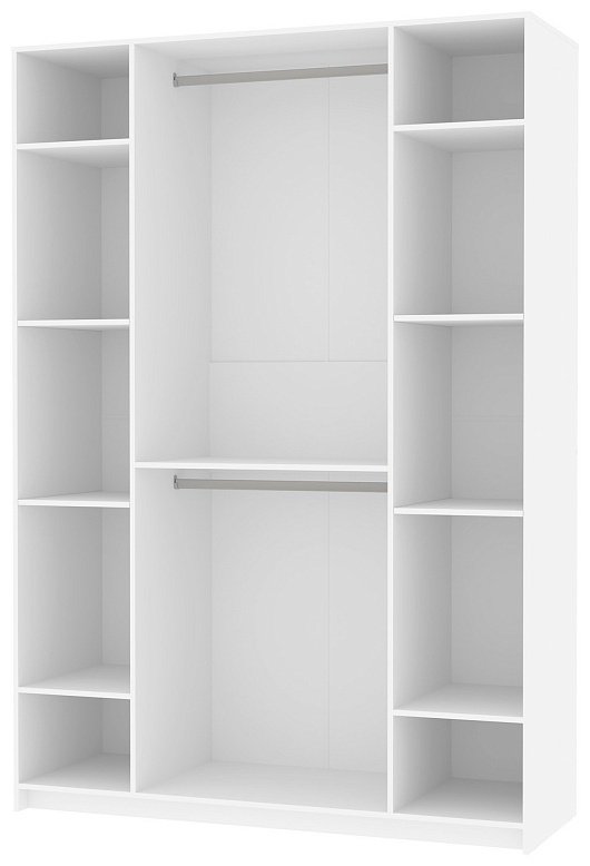 Распашной шкаф Глазов Харрис, 160x230х56 см, белый - ForteMarket Распашной шкаф Глазов Харрис, 160x230х56 см, белый купить,0