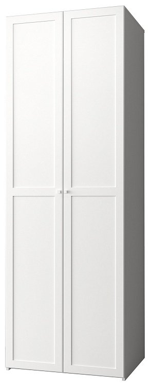 Распашной шкаф Глазов Харрис, 80x230х56 см, белый