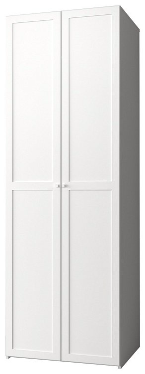 Распашной шкаф Глазов Харрис, 80x230х56 см, белый купить,NaN