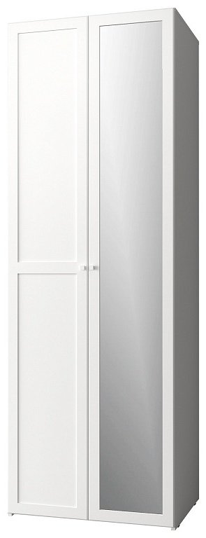 Распашной шкаф Глазов Харрис, 80x230х56 см, белый