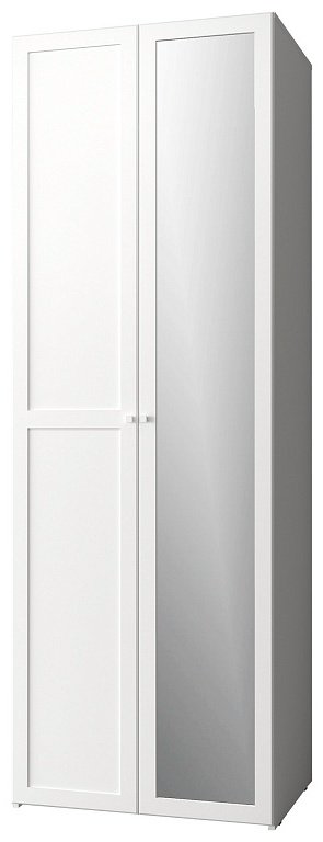 Распашной шкаф Глазов Харрис, 80x230х56 см, белый купить,NaN