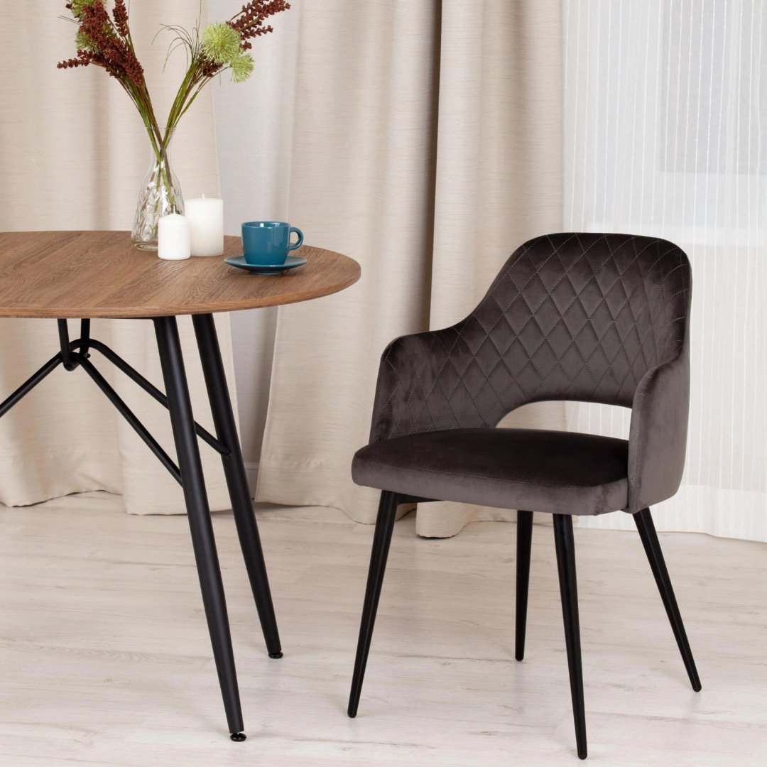 Стул Tetchair Valkyria 14334/1 81x55x55см темно-серый купить,NaN