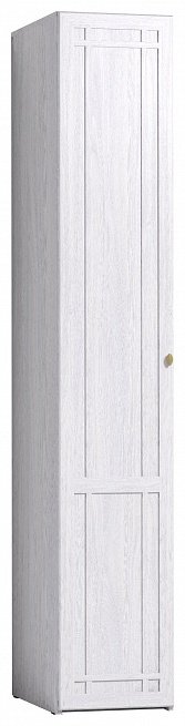 Распашной шкаф Dominika 61 Шкаф для белья Ясень Анкор Светлый, 40x230х57.9 см, белый купить,NaN