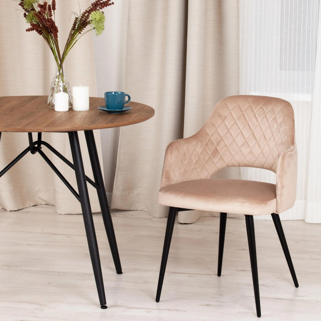 Стул Tetchair Valkyria 14337/1 81x55x55см бежевый купить,NaN