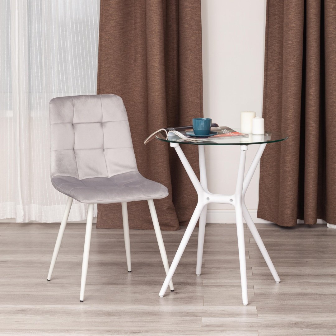 Стул Tetchair CHILLY, 86x44.5x52.5 см, светло серый купить,NaN