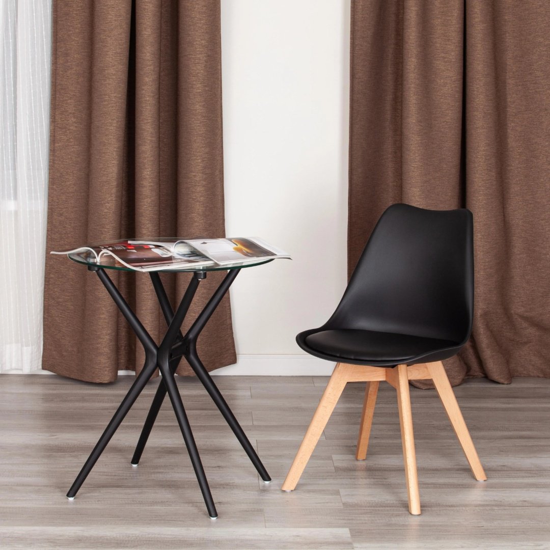 Стул Tetchair Tulip 20187, 80x48x55см черный купить,NaN