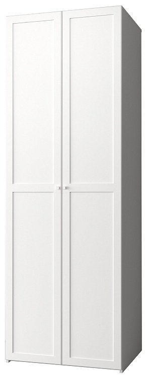 Распашной шкаф Dominika Харрис QWFDD7765, 79.8x230.5х56.3 см, белый купить,NaN