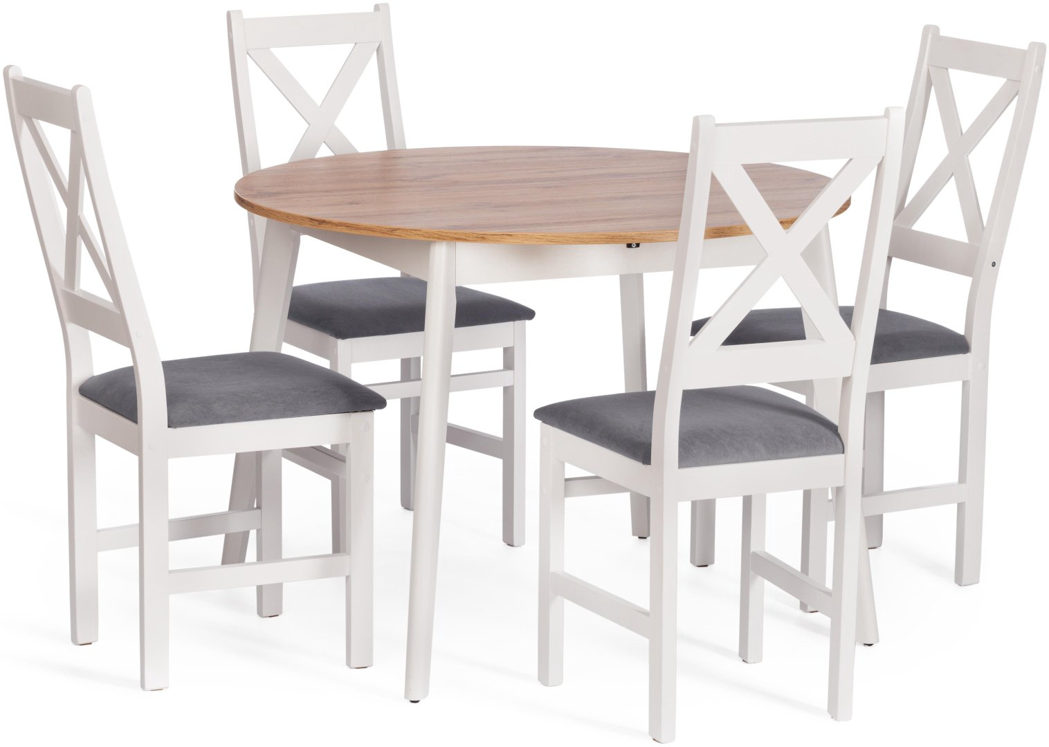 Стул Tetchair 21626 Crossman 100x41x40см белый купить,NaN