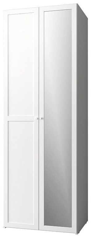 Распашной шкаф Dominika Харрис QWFDD7767, 79.8x230.5х56.3 см, белый купить,NaN