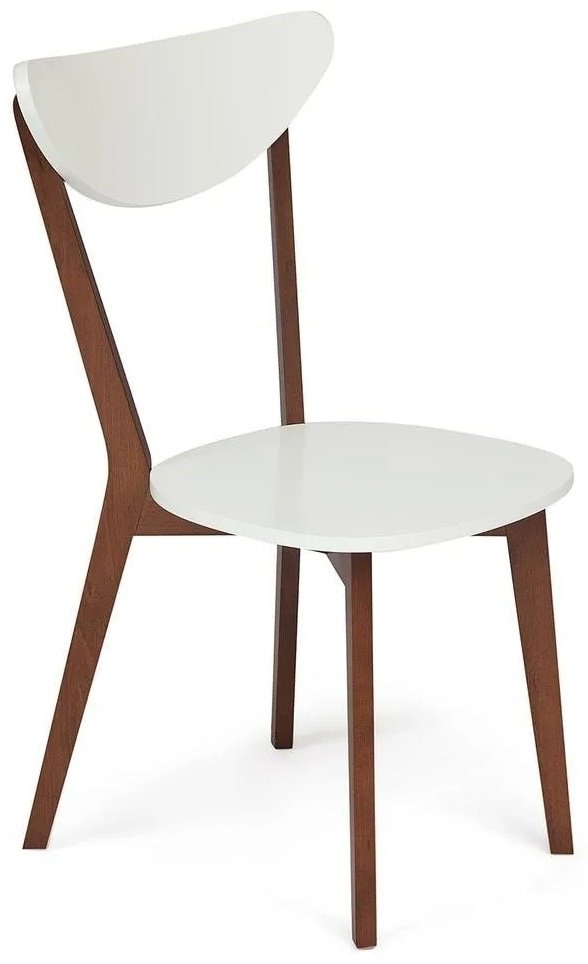 Комплект стульев Tetchair MAXI 86x48.5x54.5см белый коричневый 2 шт купить,NaN