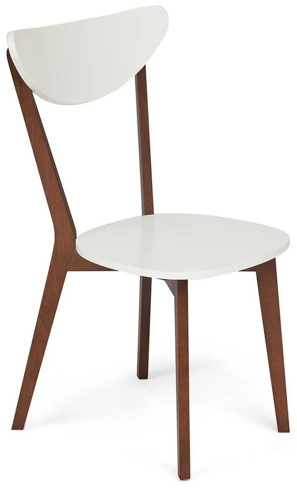 Комплект стульев Tetchair MAXI 86x48.5x54.5см белый коричневый 2 шт купить,NaN