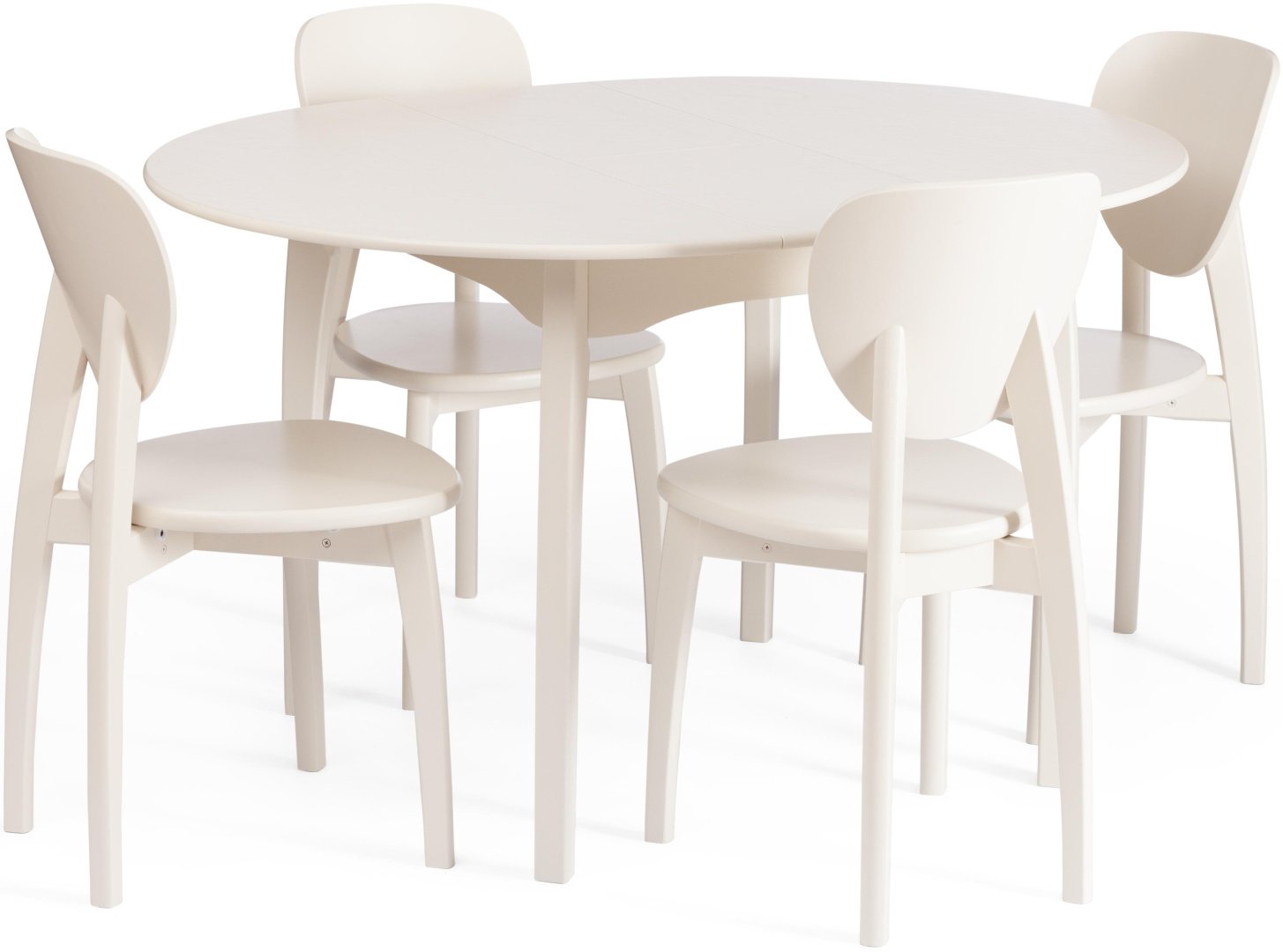 Стул Tetchair 20648 Tetchair Diamante 85x42x42см слоновая кость купить,NaN