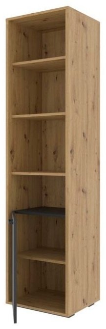 Распашной шкаф НК Мебель KUBO, 50x195х42 см, черный, белый, коричневый купить,NaN