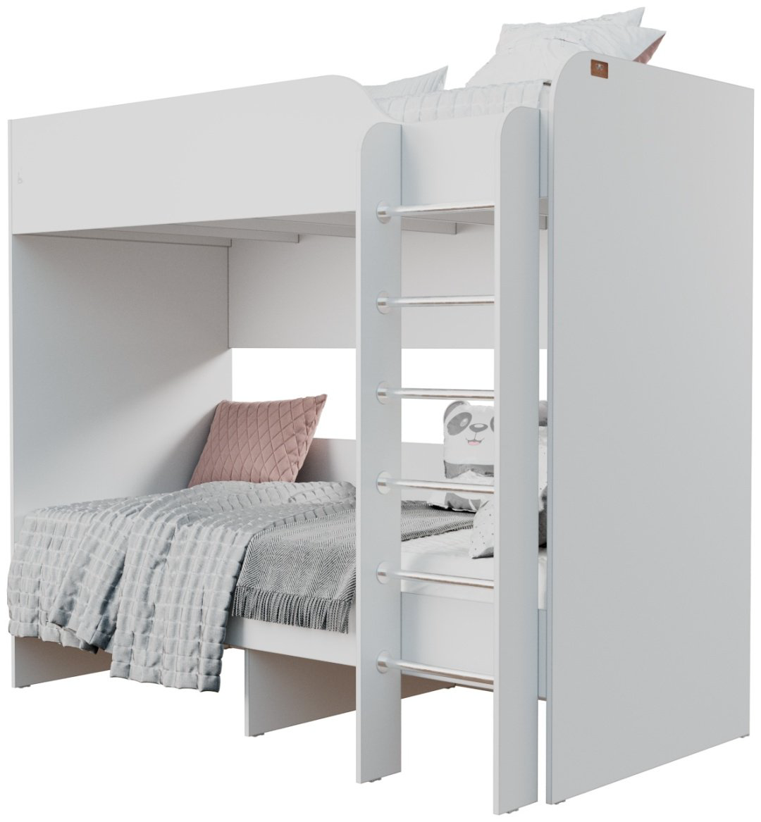 Кровать двухъярусная Мебель Азии Вирджиния 90x200см белый - ForteMarket Кровать двухъярусная Мебель Азии Вирджиния 90x200см белый купить,132990