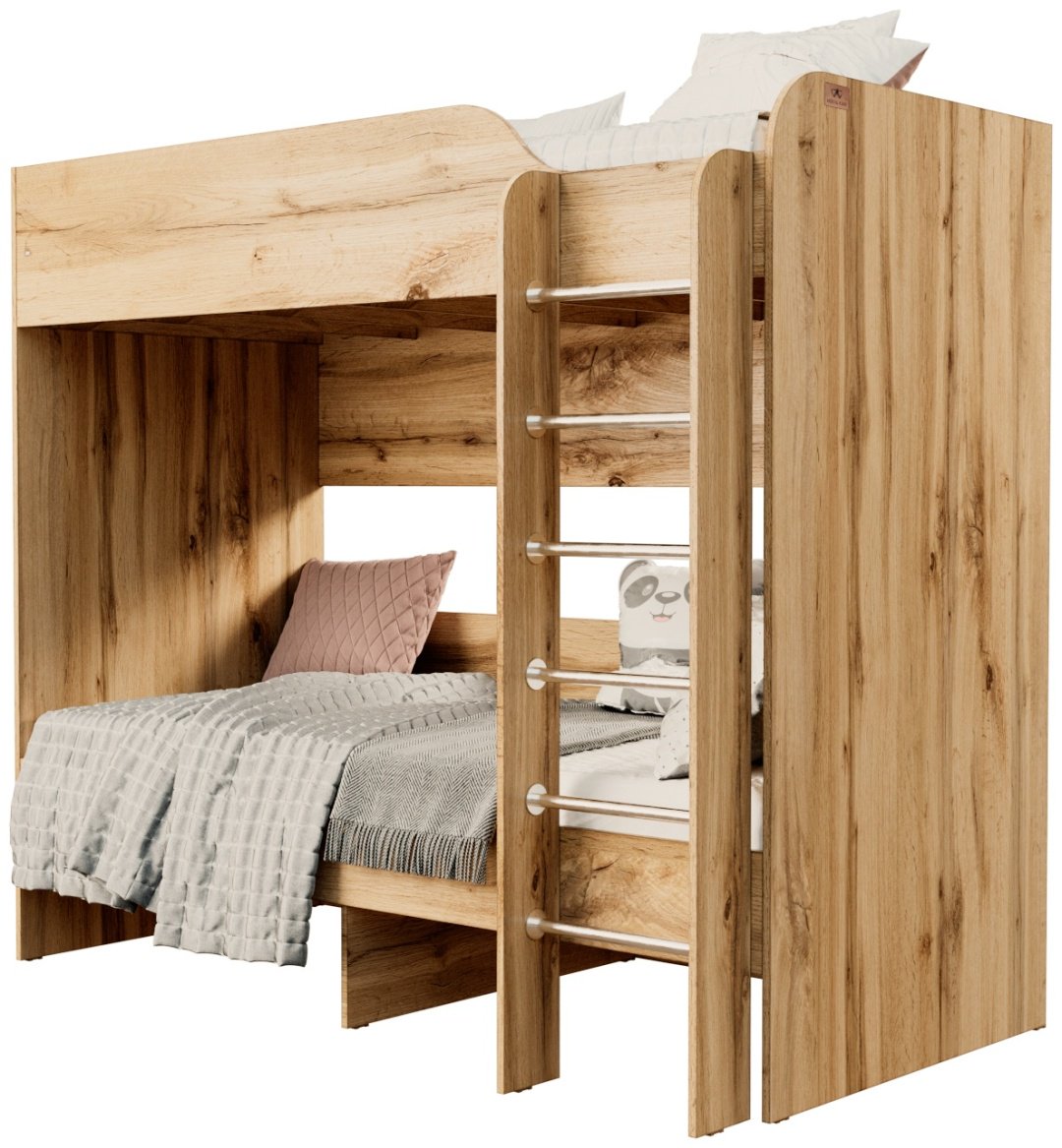Двухъярусная кровать Мебель Азии Вирджиния, 90x200 см, коричневый - ForteMarket Двухъярусная кровать Мебель Азии Вирджиния, 90x200 см, коричневый купить,0