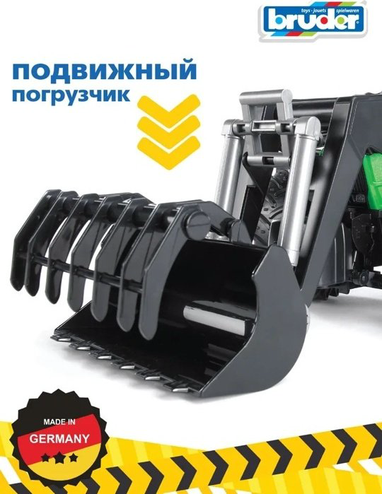 Спецтехника Bruder Трактор Deutz Agrotron X720 черный, зеленый купить,NaN