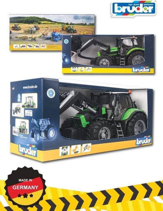 Спецтехника Bruder Трактор Deutz Agrotron X720 черный, зеленый купить,NaN