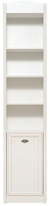 Распашной шкаф Гербор Салерно REG1DL/P, 46.5x220х38.5 см, белый купить,NaN