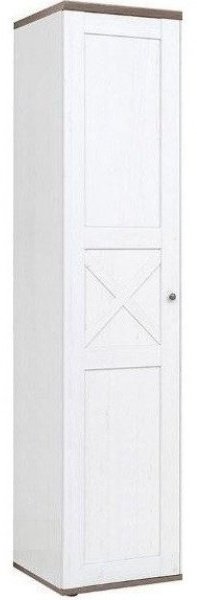Распашной шкаф Гербор Тина REG1D, 49x224х60 см, белый