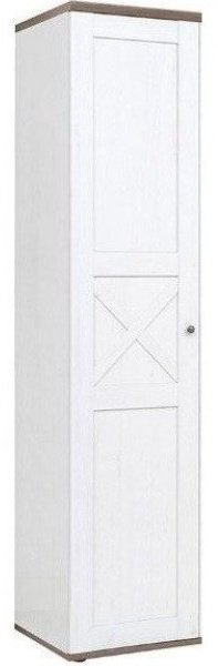 Шкаф распашной Гербор Тина REG1D 49x224х60см белый купить,NaN