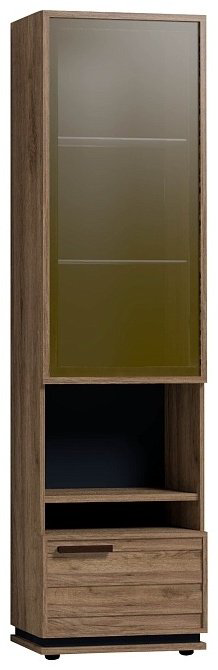 Распашной шкаф Глазов Nature 13, 56x212х40 см, коричневый купить,NaN