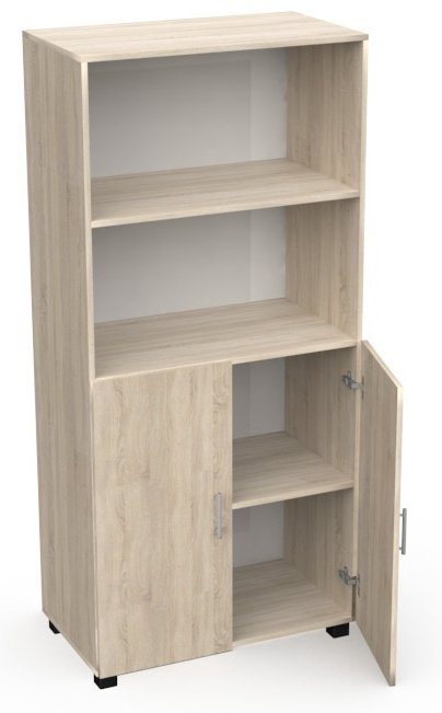 Шкаф для документов Dominika QWEDD6262 80x47x172.5см дуб купить,NaN