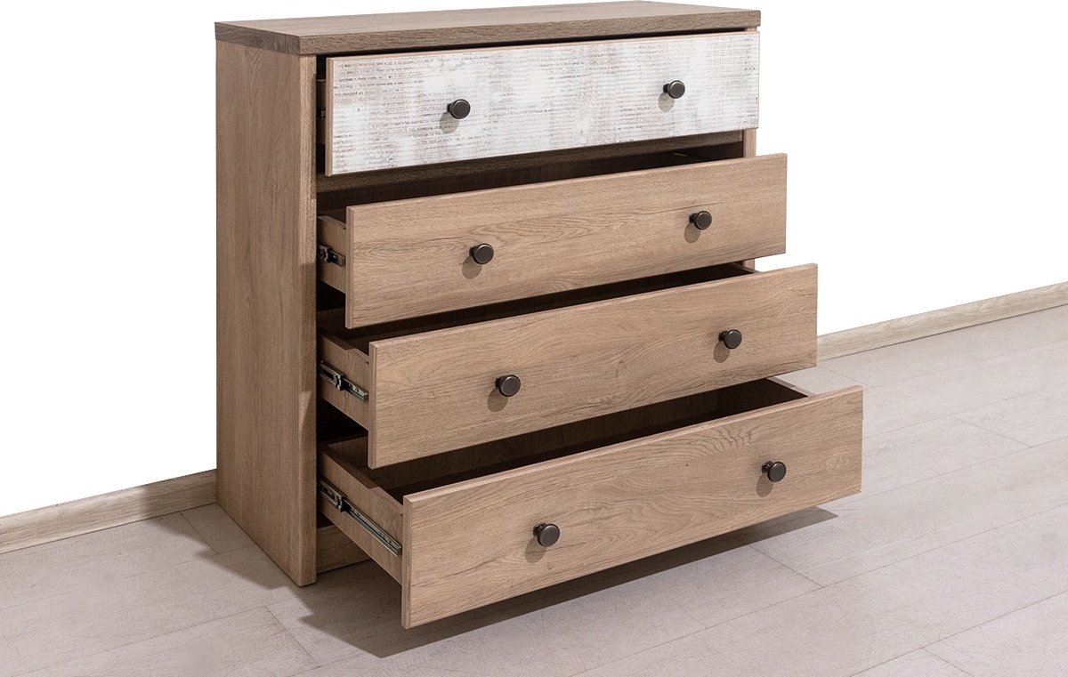 Комод ANREX 85.8x36x90 см, ЛДСП, МДФ, Дизель 4S/D2 купить,0